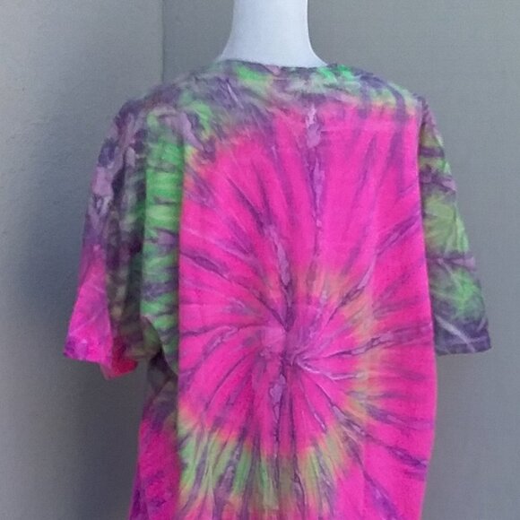 Laguna Beach (California) Tee Shirt Tie-Dye S/S Pink Cabo Cotton   XL - Picture 4 of 7